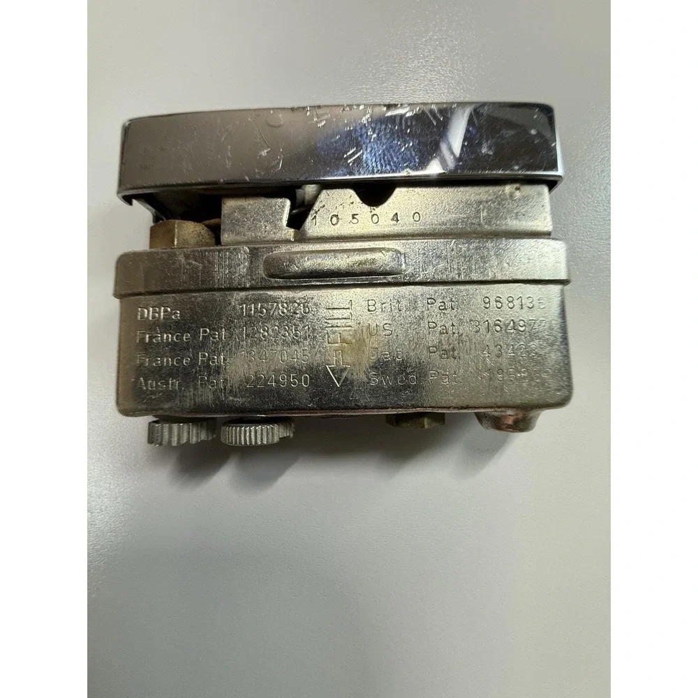 Vintage Evans Table Lighter in a Glass Casing